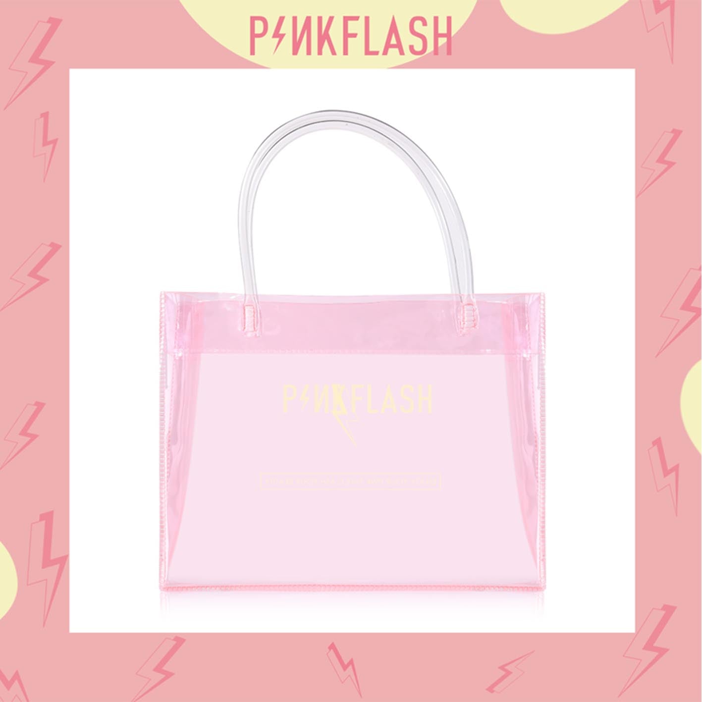 PINKFLASH PVC Pink Handbag