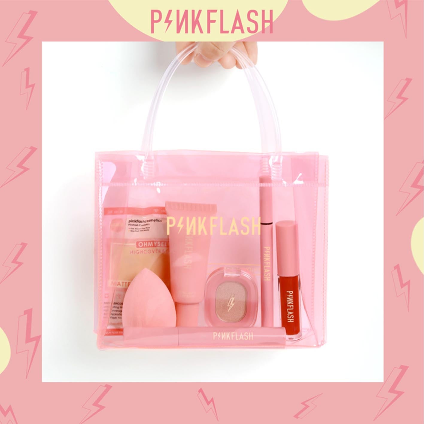 PINKFLASH PVC Pink Handbag